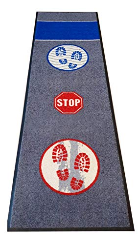 Hostelnovo – Alfombra desinfectante para Calzado – Desinfección y Secado para la Suela de Sus Zapatos – Medidas: 60 x 200 cm – 1 Pieza